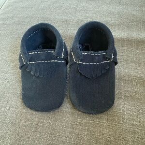 Freshly picked navy moccasins size 2